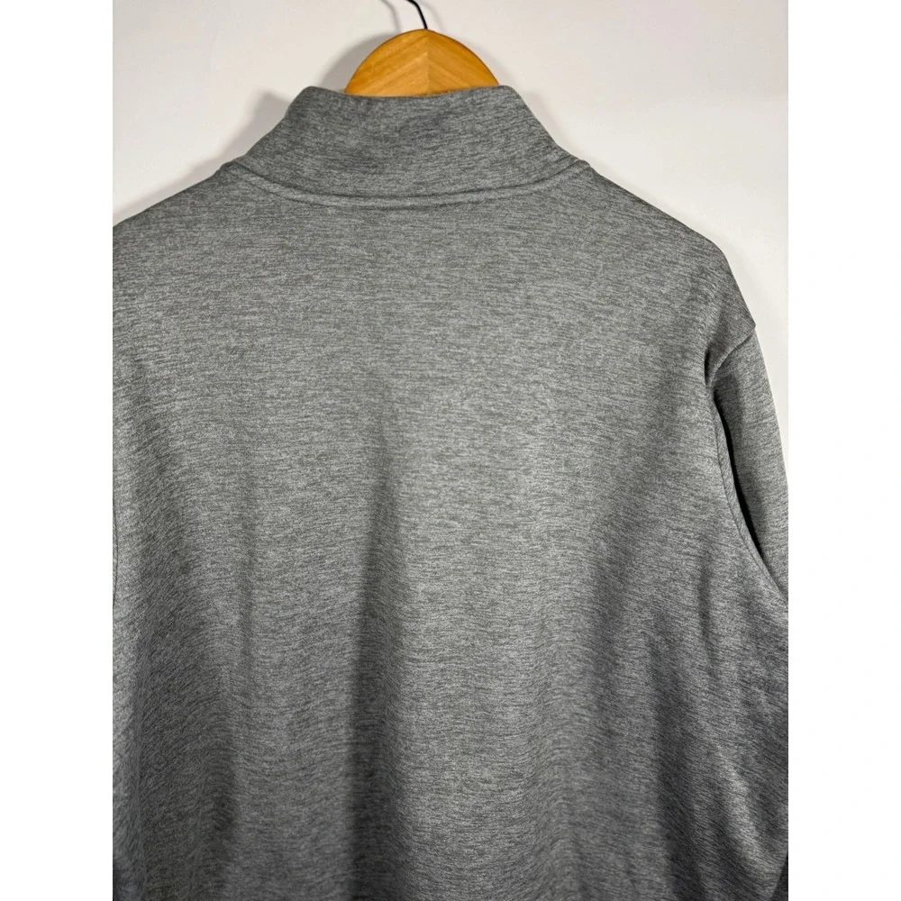 Nike Dri-FIT Mens XXL Grey Heather Quarter Zip Pullover‎ Standard Fit Sweatshirt